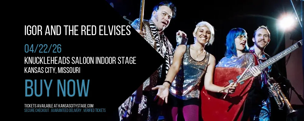 Igor and The Red Elvises at Knuckleheads Saloon Indoor Stage