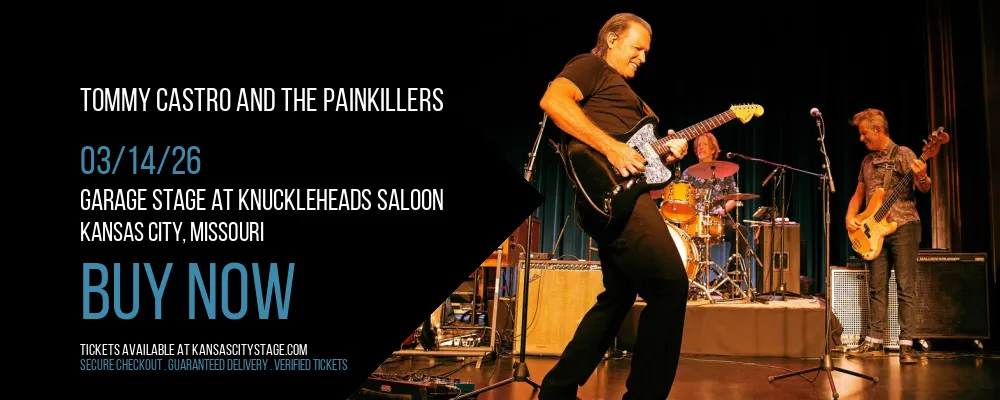 Tommy Castro And The Painkillers at Garage Stage At Knuckleheads Saloon
